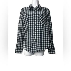 Patagonia Button Up Shirt Long Sleeve Organic Cotton Womens Size 8 Outdoor